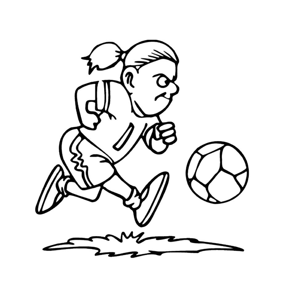 Plansa de colorat cu Fotbal 1 1